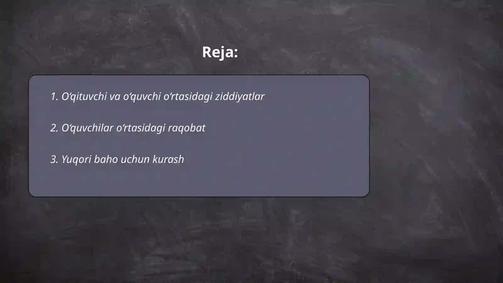 O‘qituvchi va o‘quvchi o‘rtasidagi ziddiyatlar 2