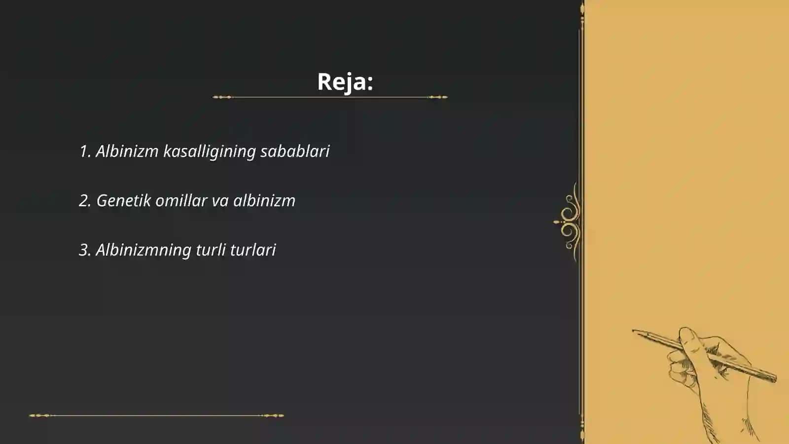 Albinizim kasaligi 2