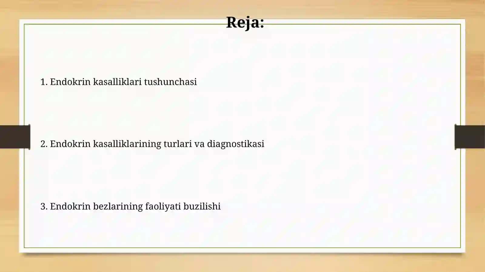 Sil, endokrin kasalliklari haqida tushuncha 2