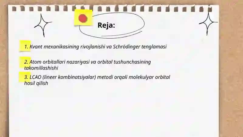 Molekulyar orbitallar nazariyasi 2