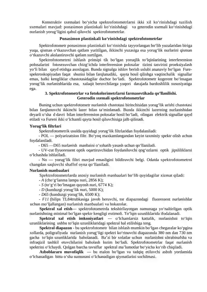 Kolorimetrik va fotometrik tibbiy analiz qurilmalari va asbob-uskunalari 2