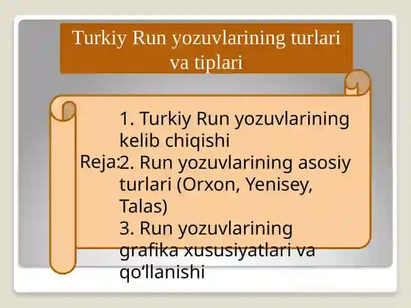 Turkiy Run yozuvlari 2