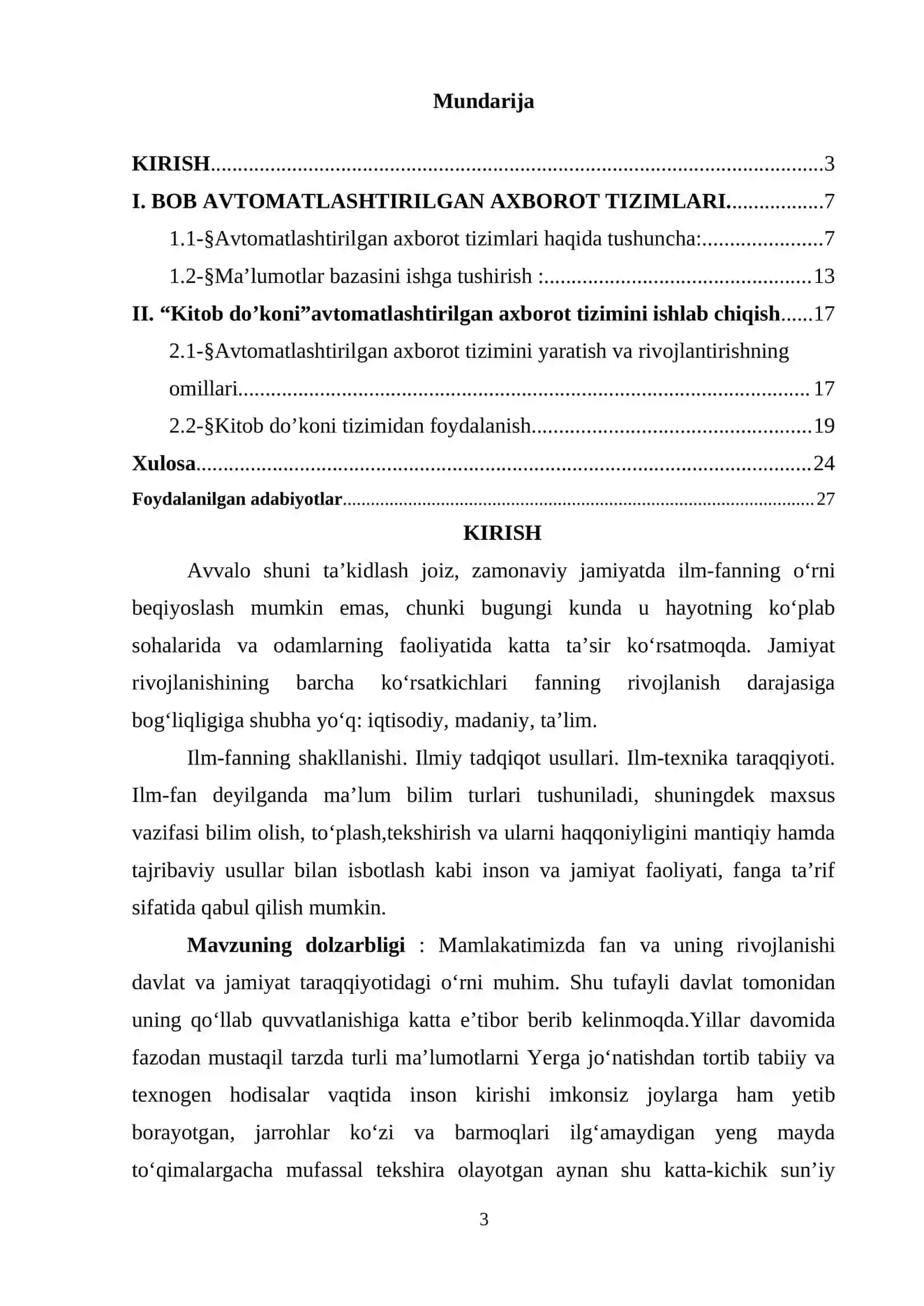 “Kitob do’koni” avtomatlashtirilgan axborot tizimini ishlab chiqish 2
