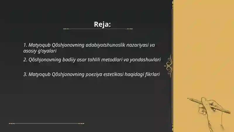 Matyoqub Qõshjonovning adabiyotshunoslikka doir fikrlari 2
