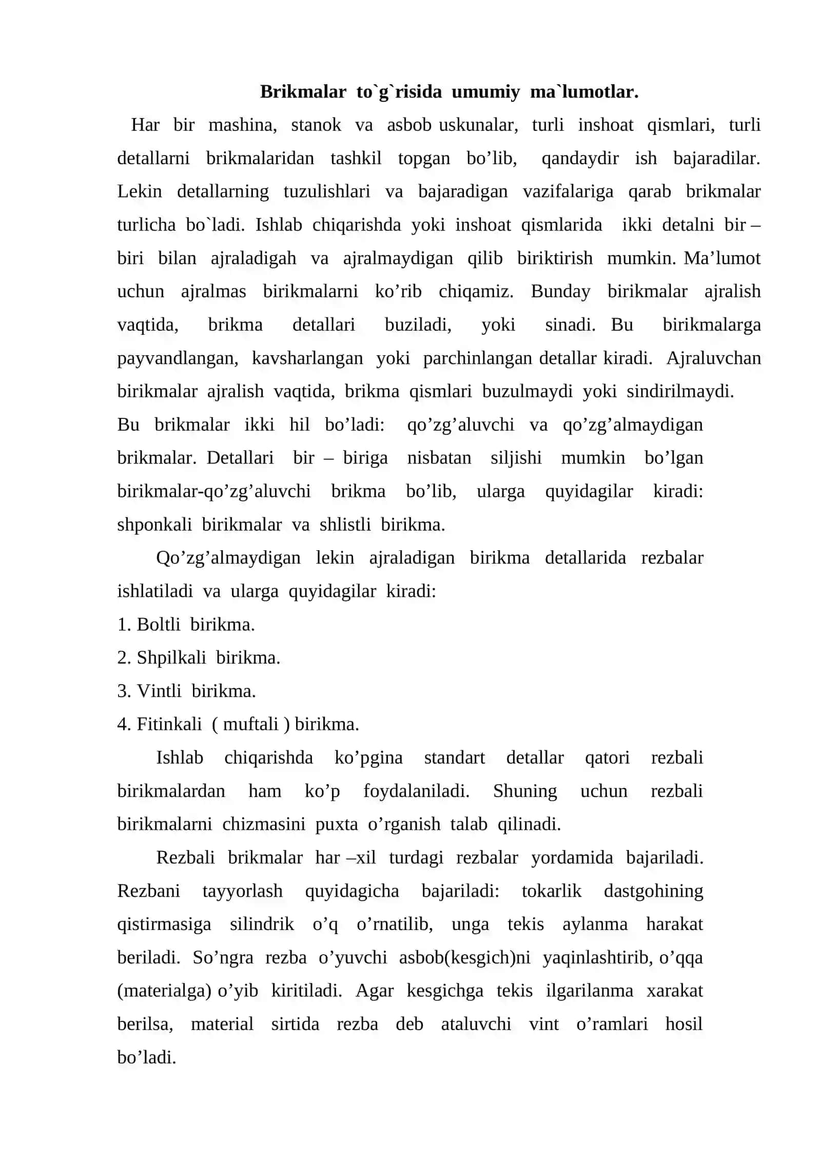 DETALLARDA SODIR BO‘LAYOTGAN BUZILISH JARAYONLARI 2