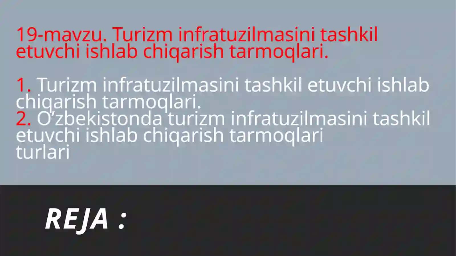 Turizminfraturzilmasifani 2