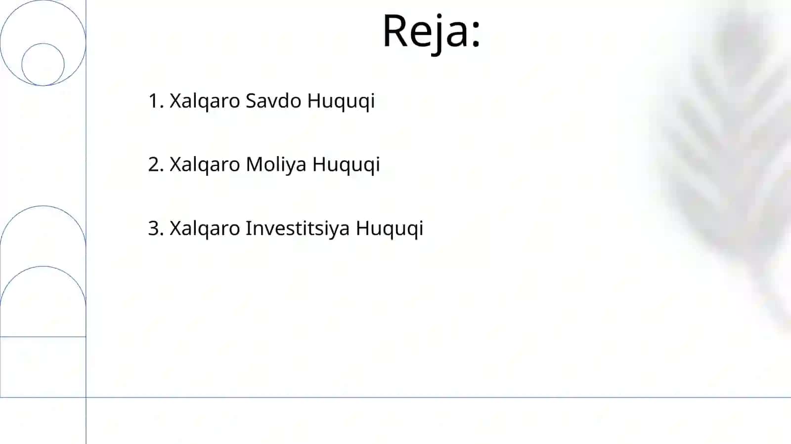 Xalqaro iqtisodiy huquq 2