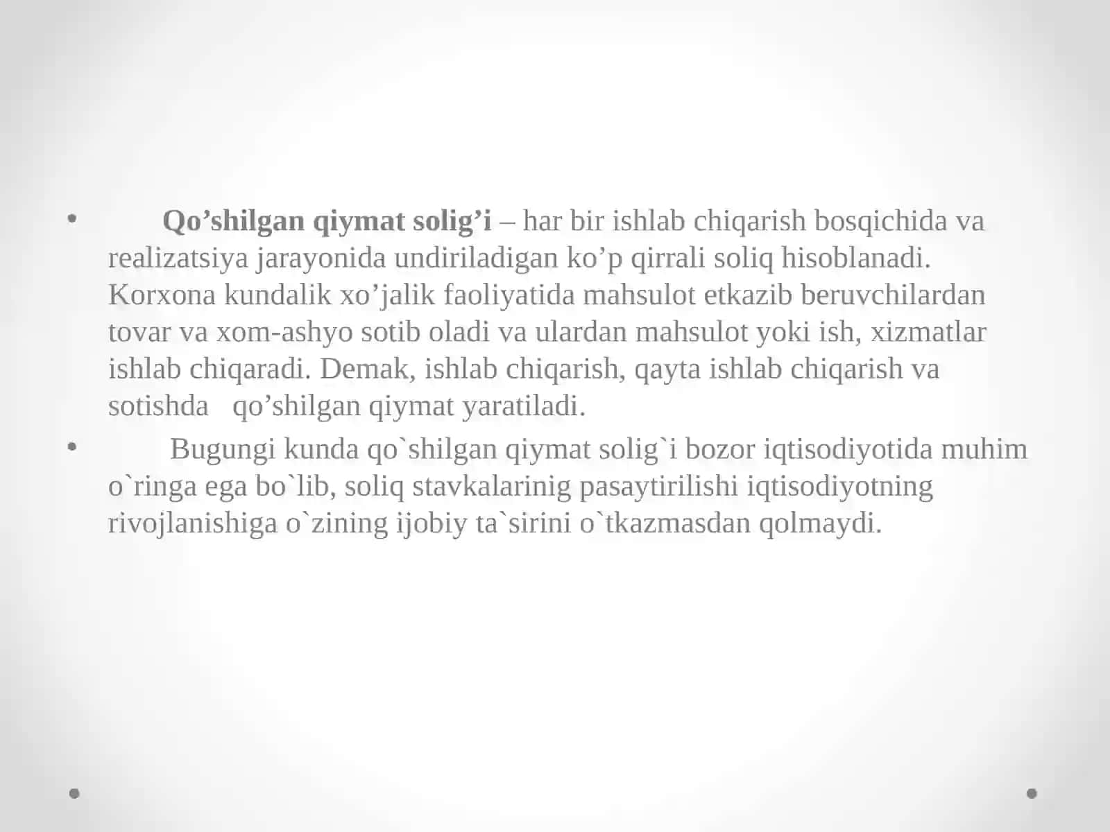 QQS to’lovchilarning huquq va majburiyatlari 2