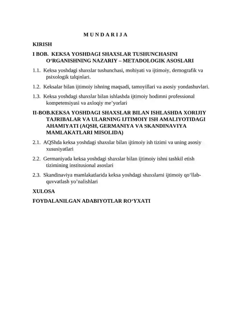 Pansionatlardagi keksalar bilan ijtimoiy ishining psixologik jihatlari 2