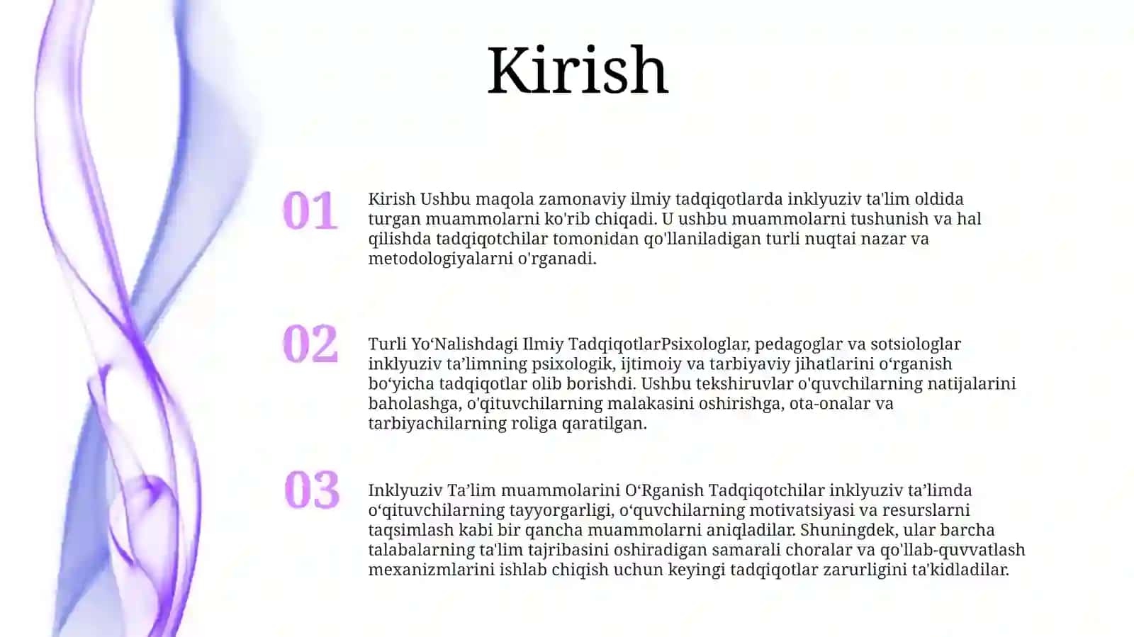 Turli YoʻNalishdagi Ilmiy Tadqiqotlar 2