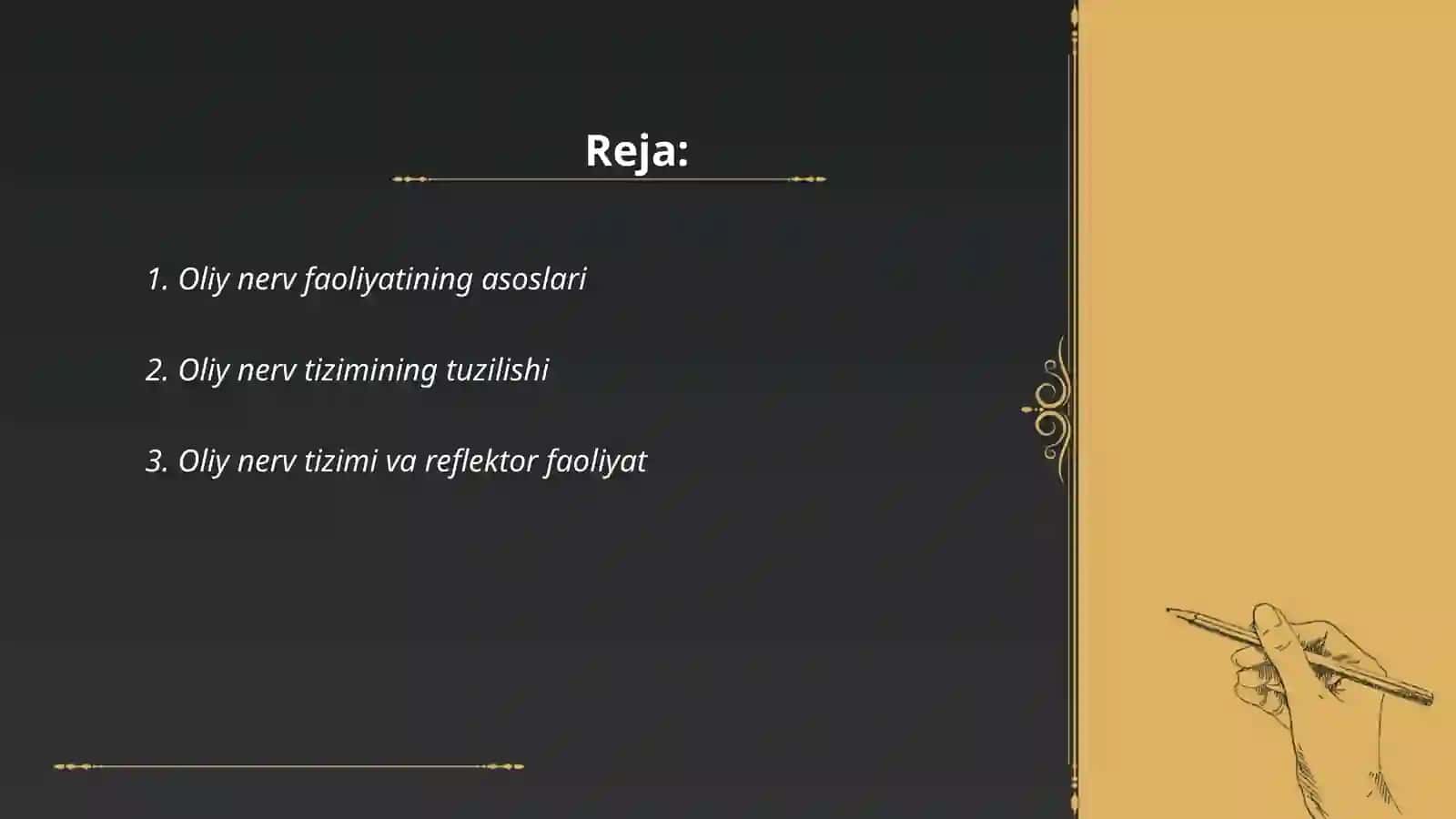 Oliy nerv faoliyati 2