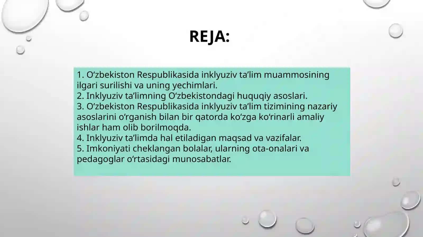O‘zbekiston Respublikasida inklyuziv ta’limning yo‘lga qo‘yilishi 2