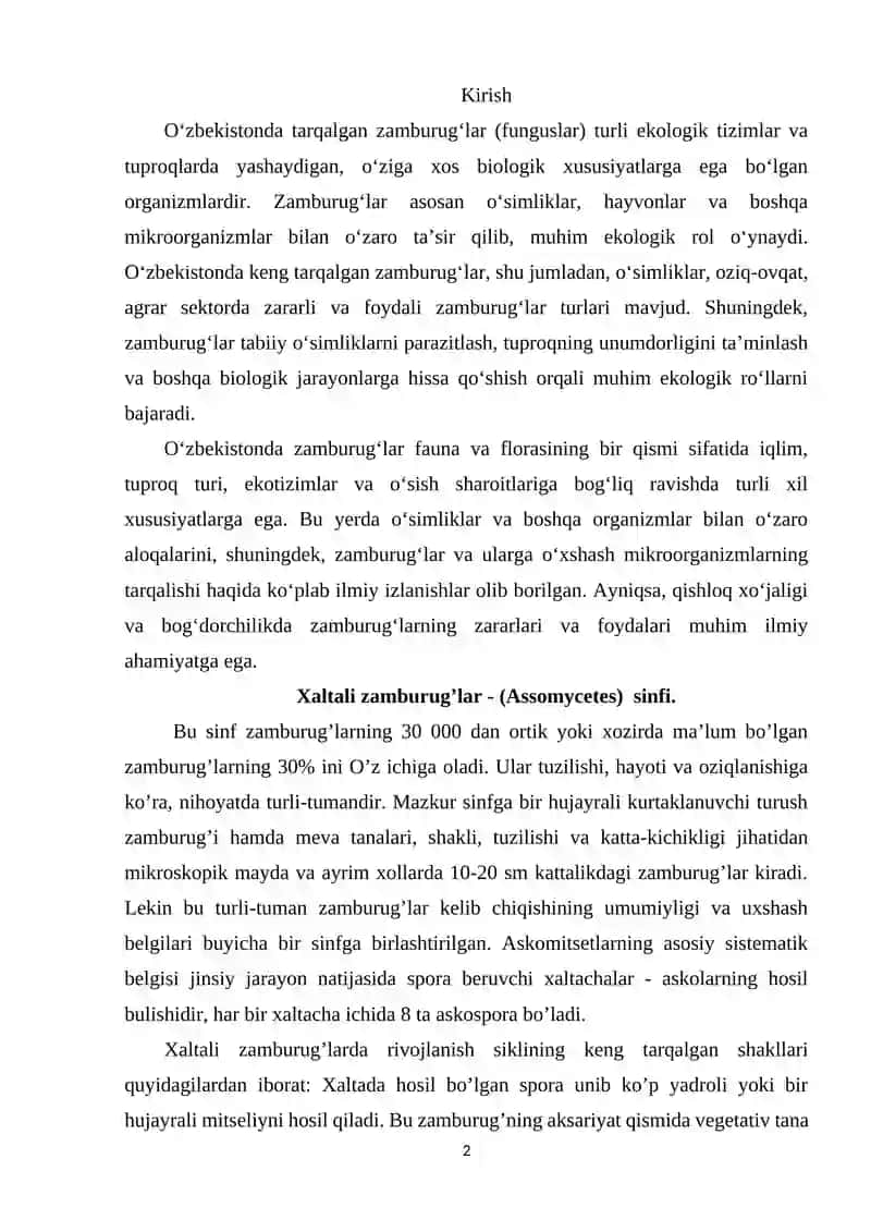 Xaltali zamburug`lar 2
