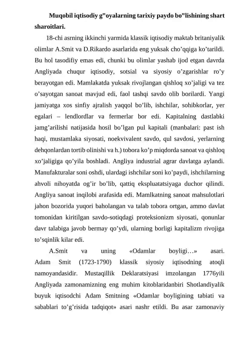 Maltusning aholini nufuzi nazariyasi va zamonaviy Maltus ta’limoti 2