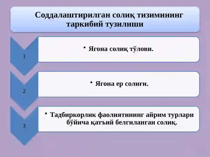 Соддалаштирилган солиқтизими 2