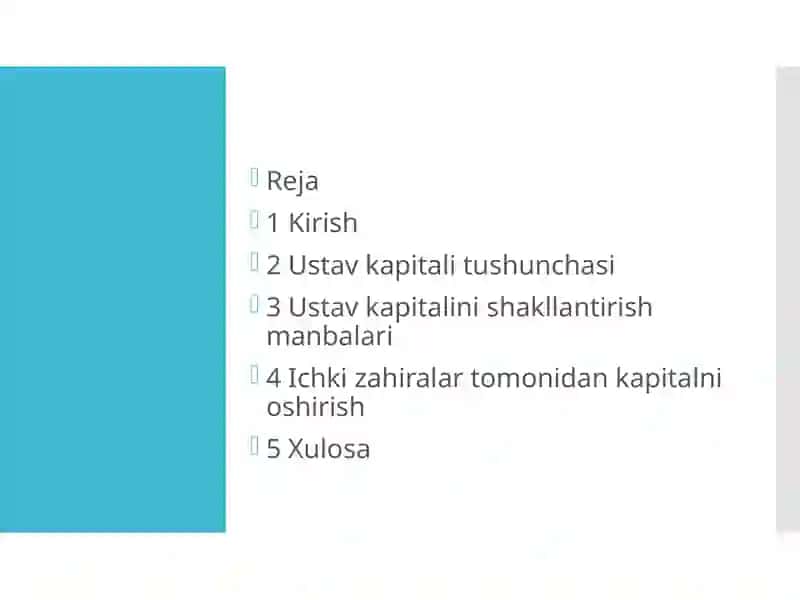 Tijorat banklari ustav kapitalini shakllantirish manbalari, mavjud muammolar va ularni bartaraf etish yo‘llari 2
