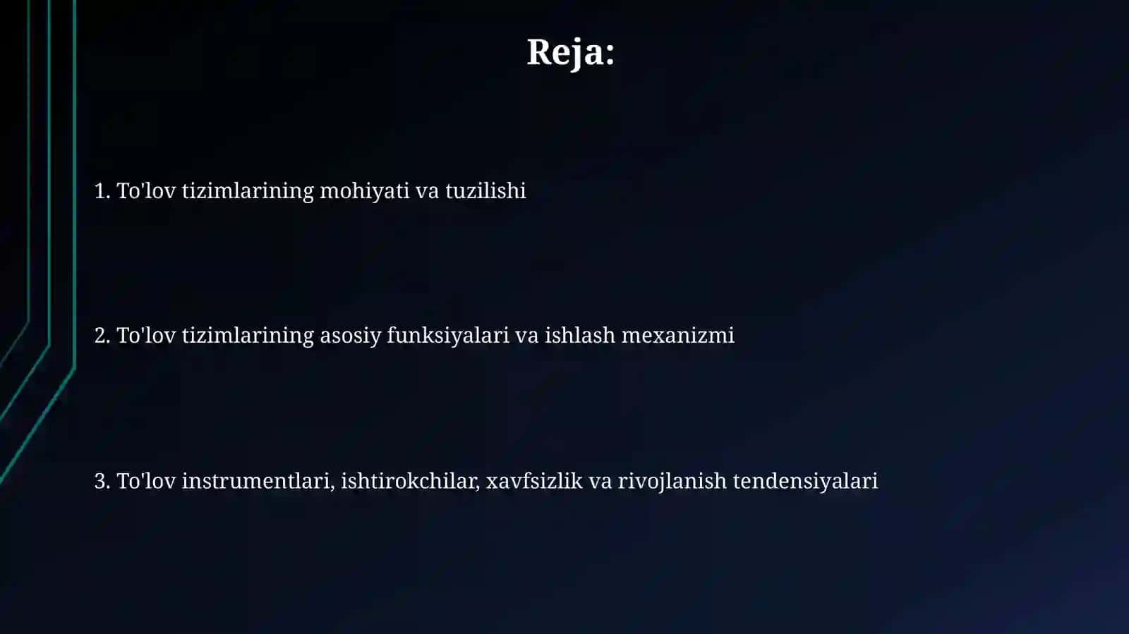 Pul tizimining mohiyati va turlari 2