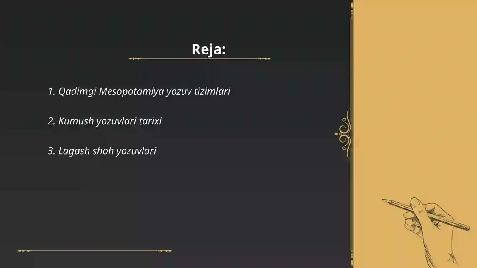 Qadimgi Mesopotamiyaning yozma manbalari 2