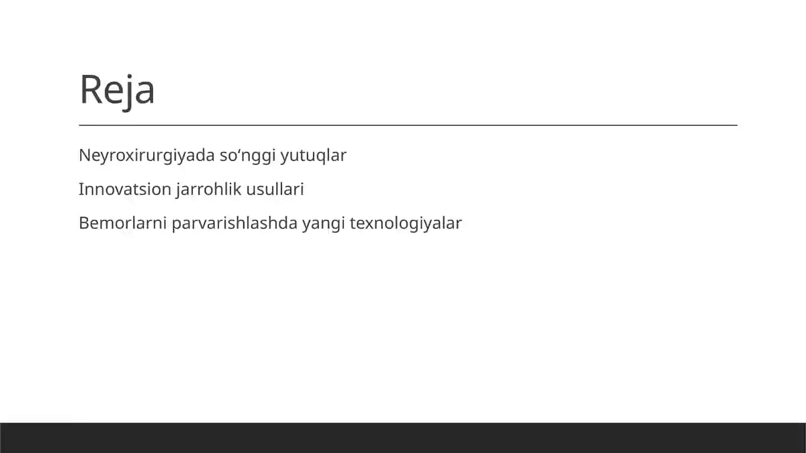 Neyoxirurgiyada qoʻlga kiritilgan yutuqlar 2