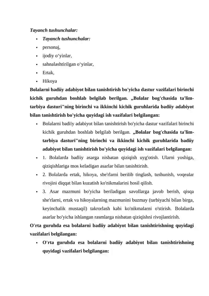 BADIIY ASARNI SAHNALASHTIRISH TURLARI VA UNI QO’YIB KO’RSATISH METODLARI 2