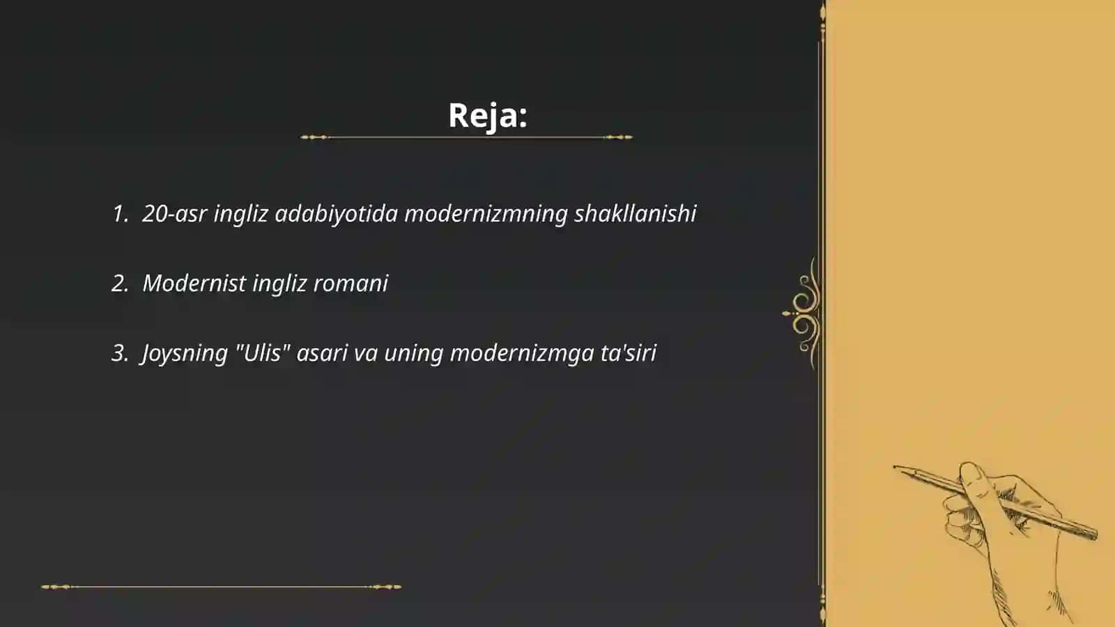 20-asr ingliz adabiyoti va modernizm 2