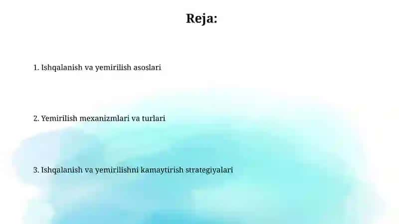 Ishqalanish va yemirilish asoslari 2