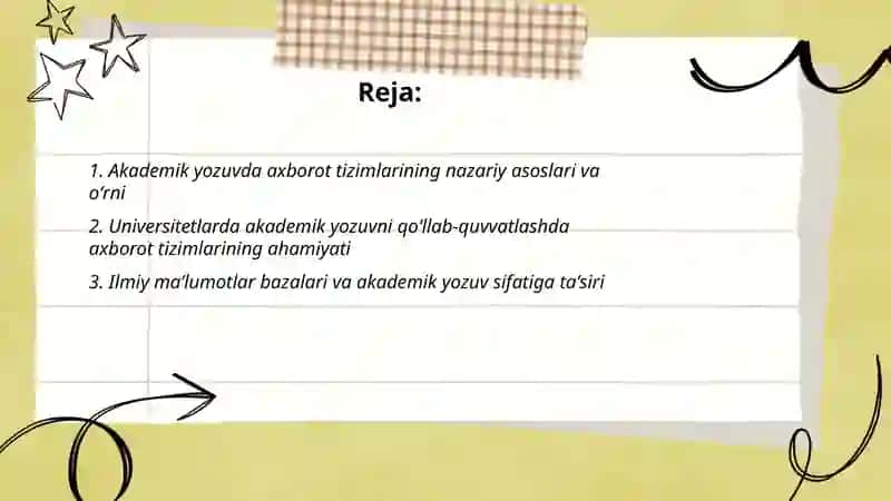 Akademik yozuvda axborot tizimlarining oʻrni va ahamiyati 2