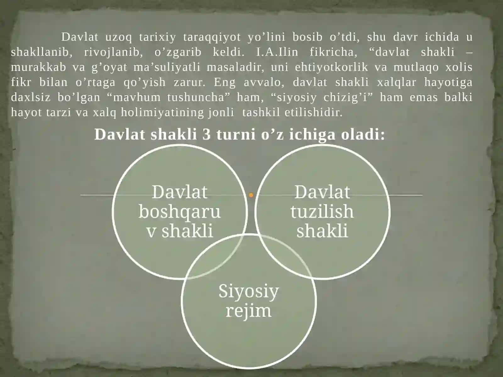 Davlat tuzilish va boshqaruv shakllari 2