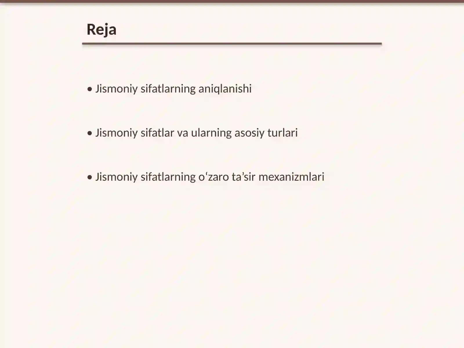 Jismoniy sifatlarning o‘zaro ta’siri 2