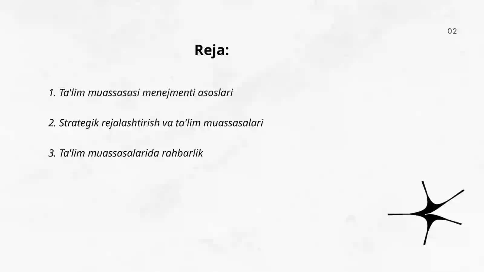 Ta'lim muassasasi menejmenti asoslari 2