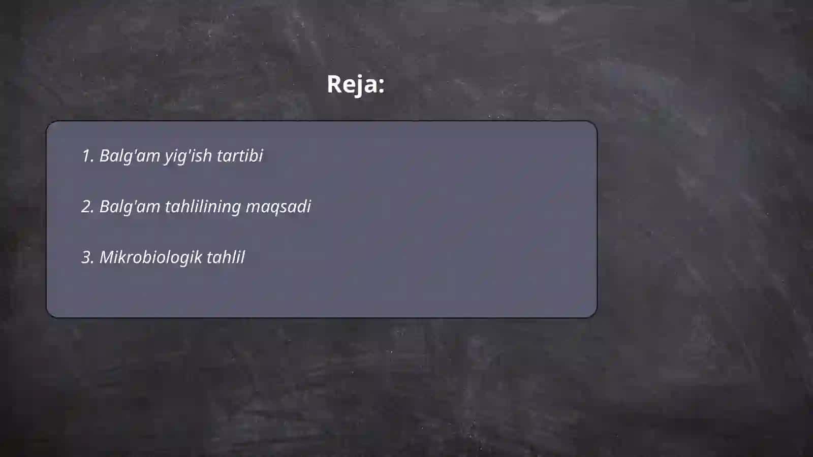 Balg'am taxlili 2
