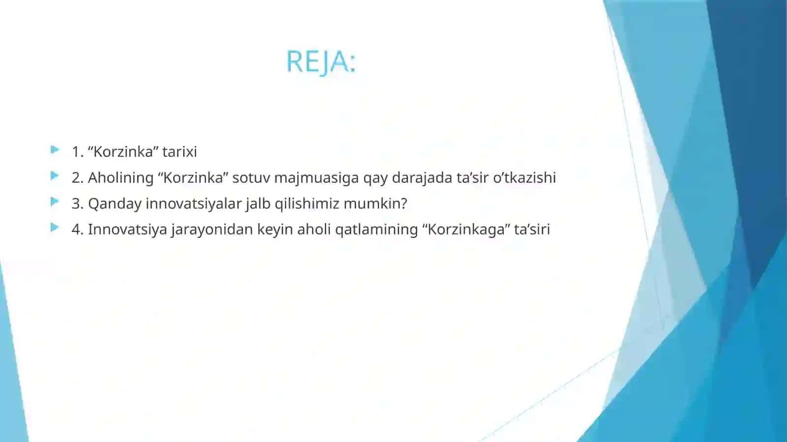 "Korzinka" — O‘zbekistonning yirik chakana savdo tarmoqlaridan biri 2