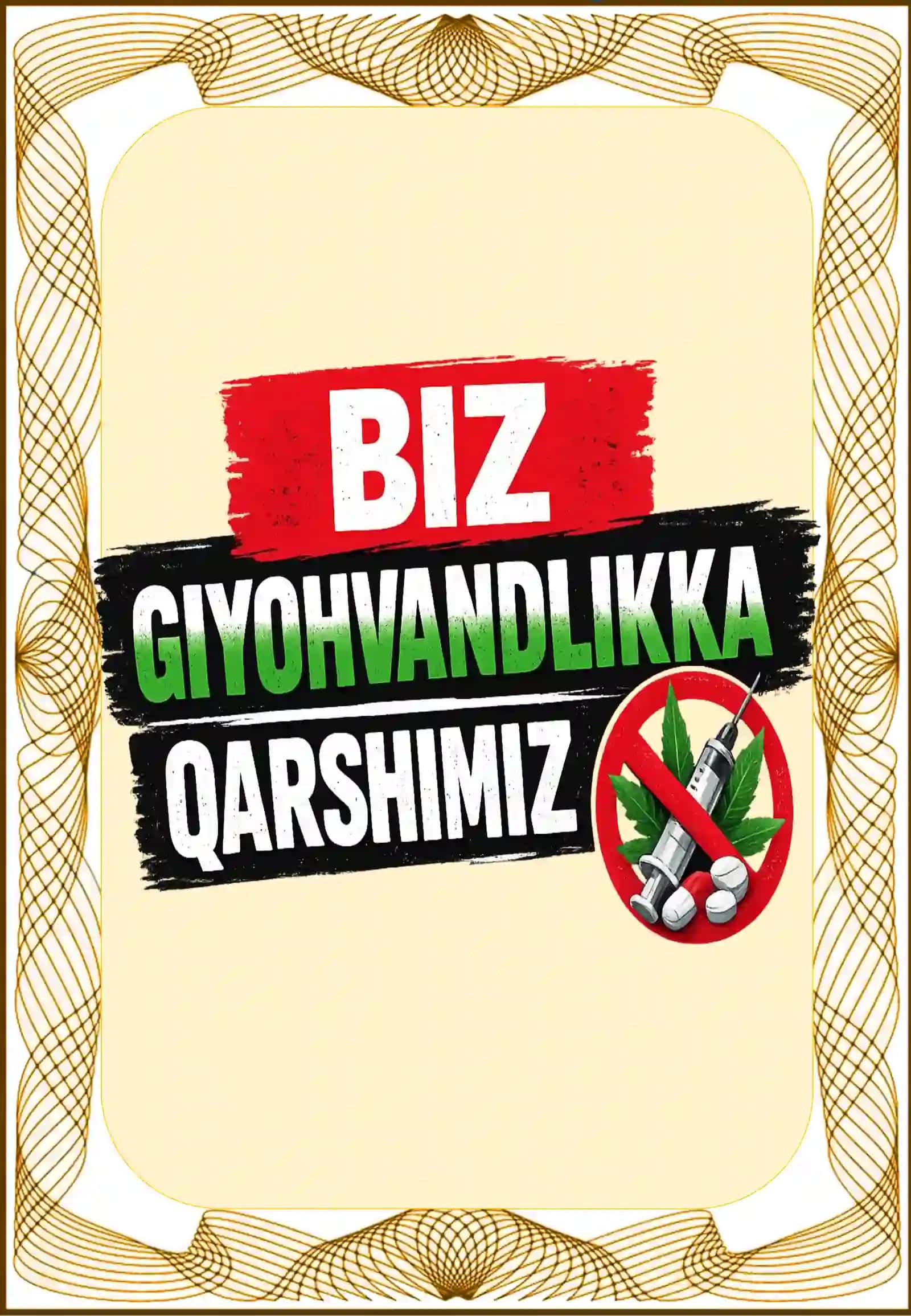 giyohvandlikka qarshi kurash 2