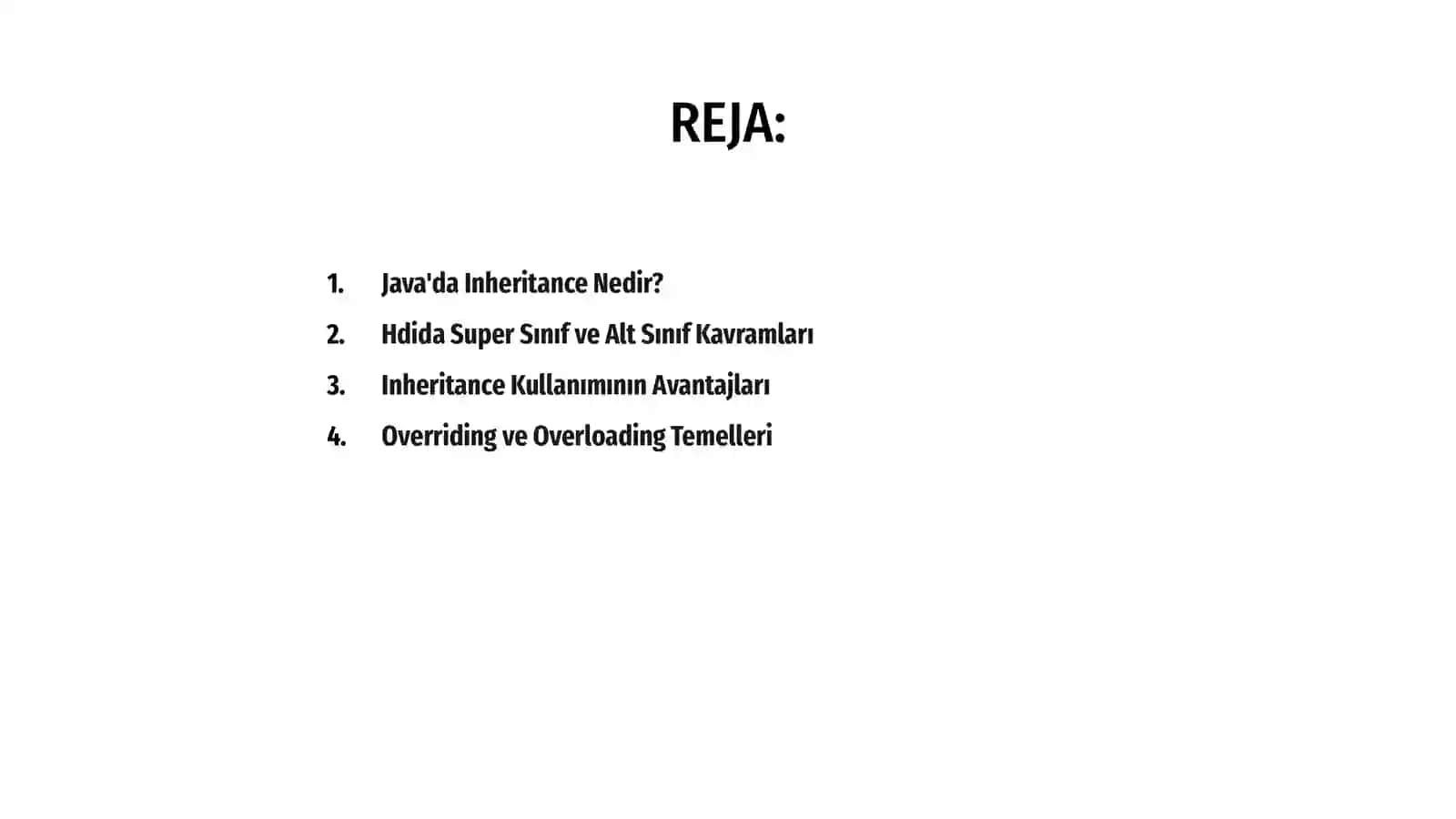 Java'da Inheritance 2