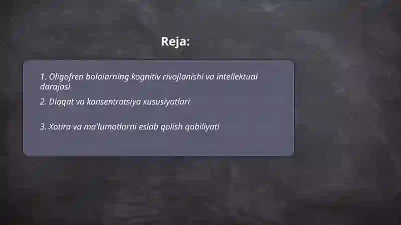 Psixologik xususiyatlari 2