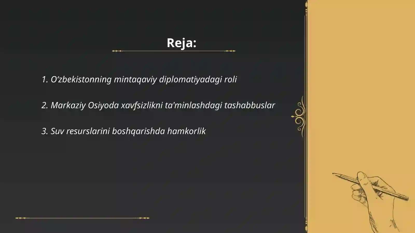 O‘zbekistonning Mintaqaviy Diplomatiyadagi Roli 2
