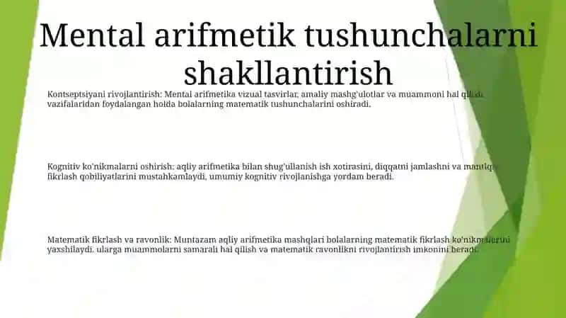 Mental Arifmetika Vositasida 6-7 Yoshdagi Bolalarning Matematik Tasavvurlarini Shakllantirish 2