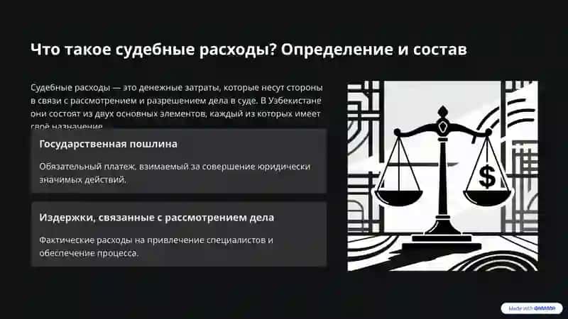 Судебные расходы в Узбекистане: комплексный обзор 2
