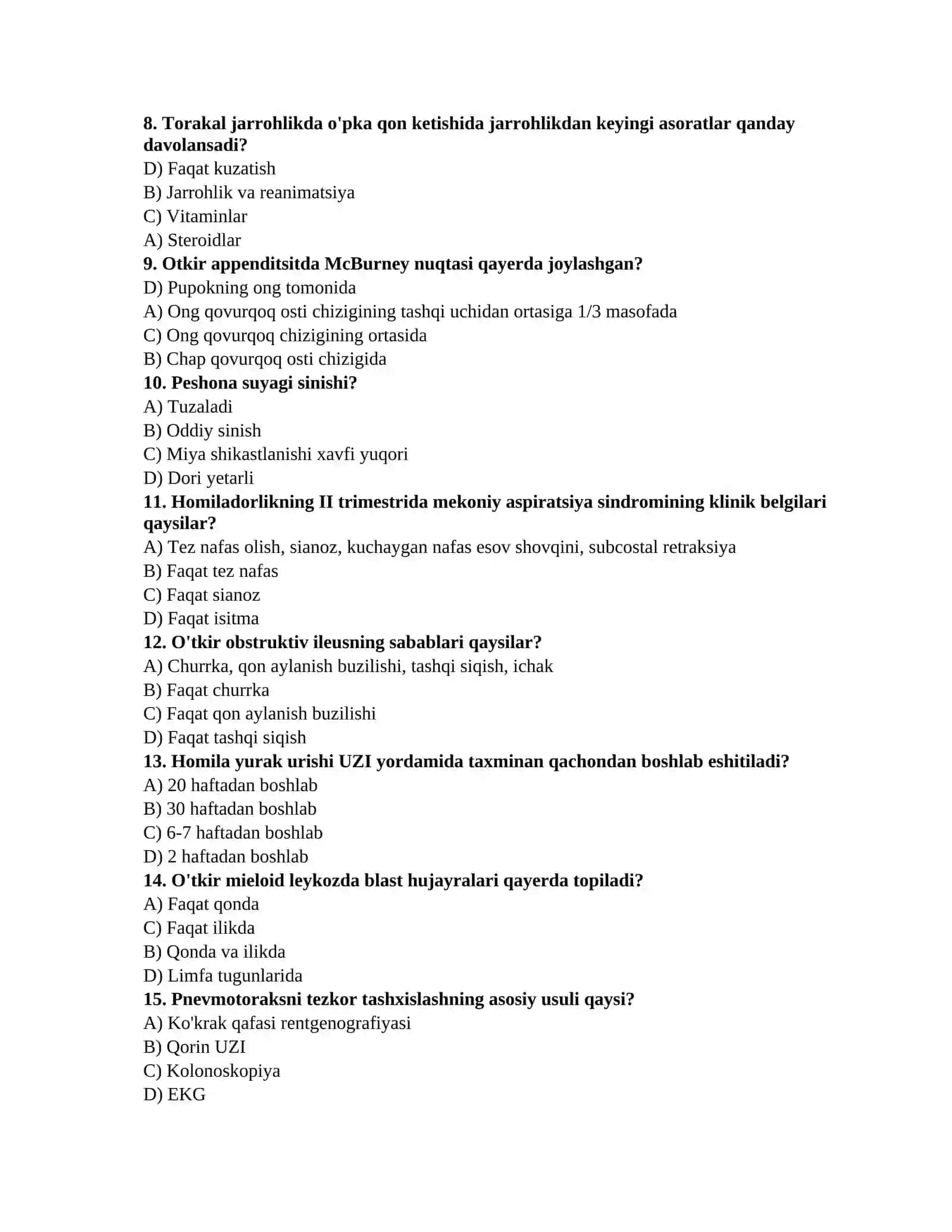 Argosuz testlari 2
