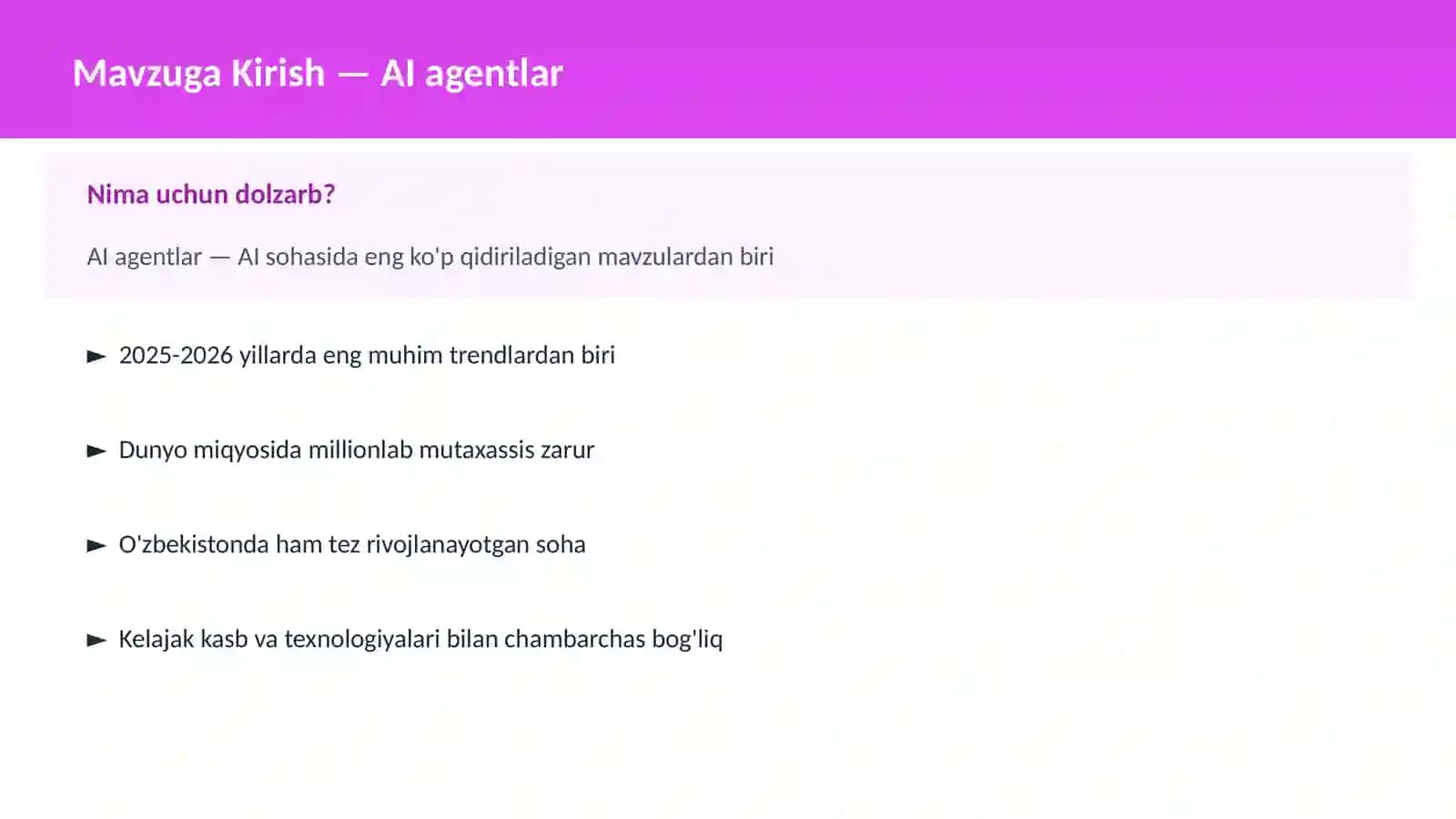 AI agentlar 2
