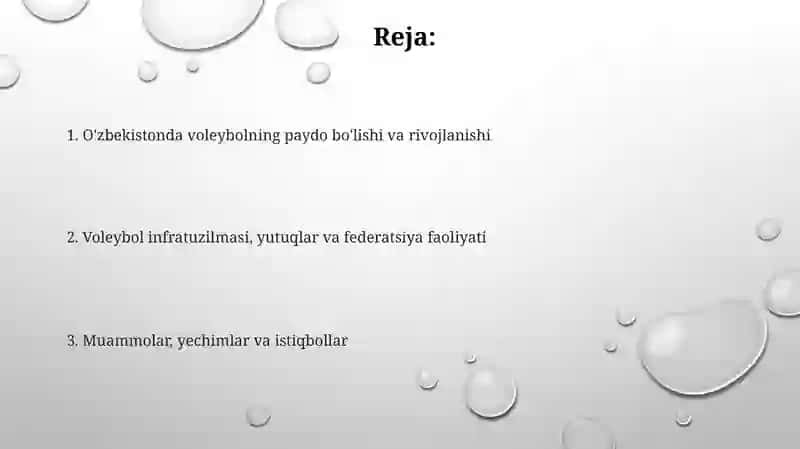 Voleybolning Òzbekistonga kirib kelishi va rivojlanishi 2