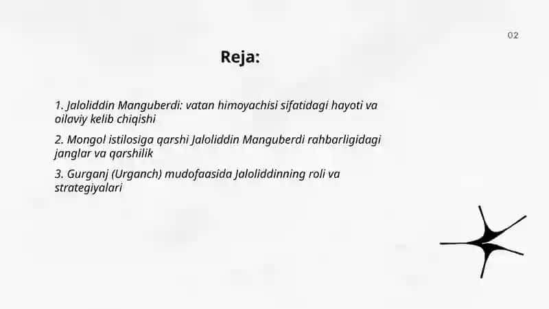 Jaloliddin Manguberdi vatan himoyachisi 2