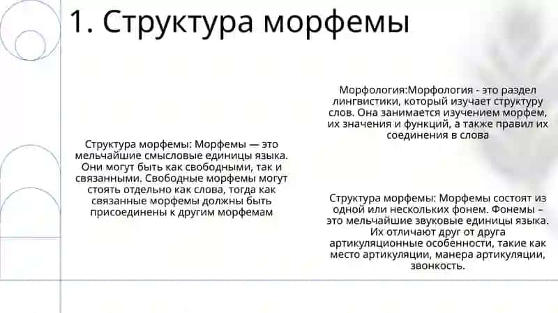 Морфология 2