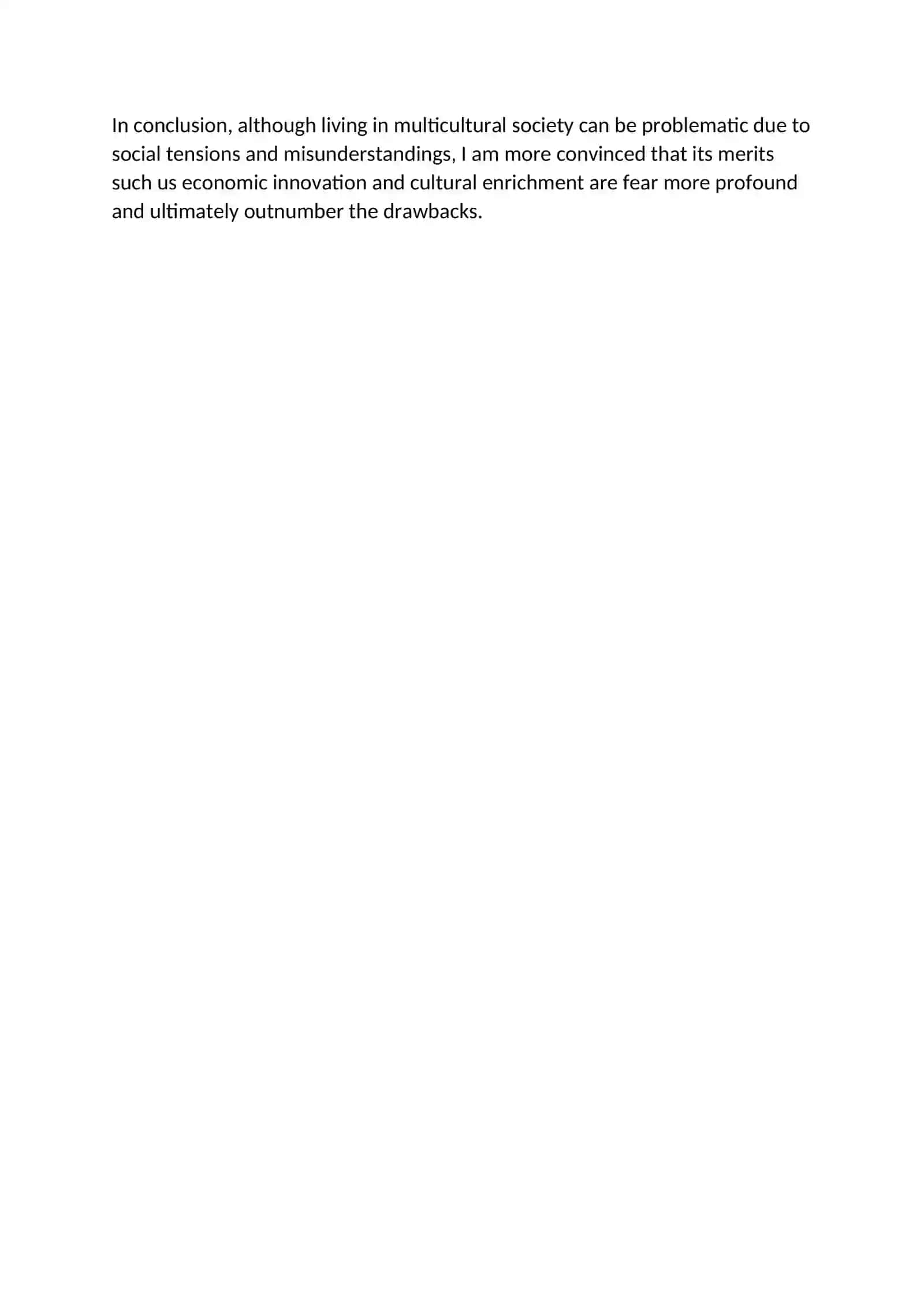 Advantages and Disadvantages of Living in a Multicultural Society 2