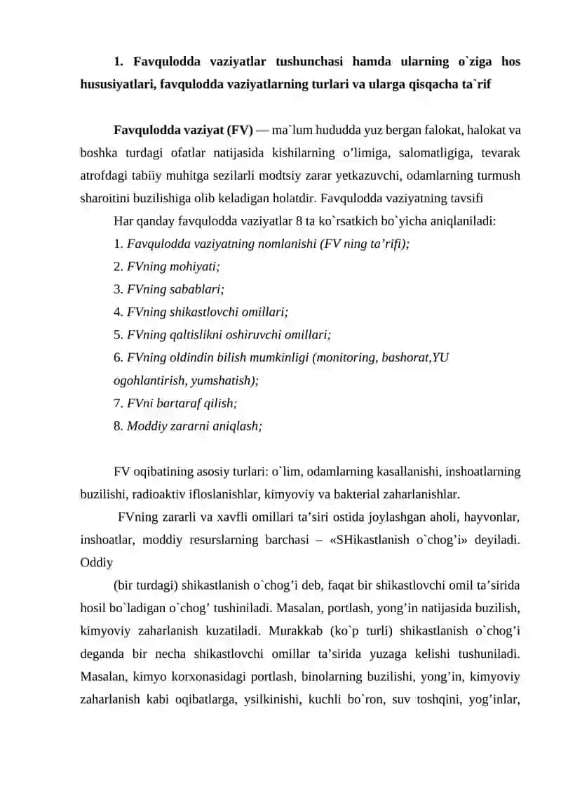 Moddiy zararni aniqlash 2