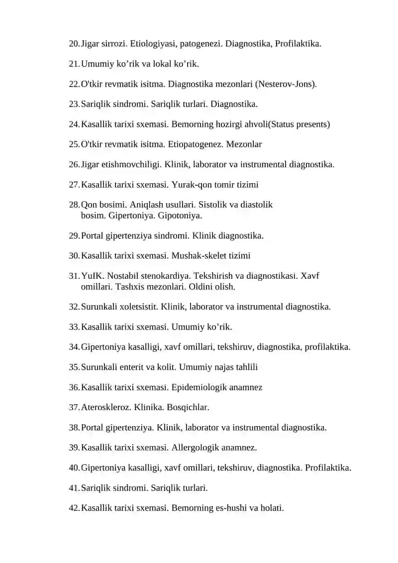 Yurak yetishmovchiligi (o'tkir va surunkali, o'ng va chap qorincha) 2