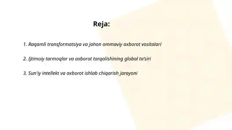 Raqamli transformatsiya va jahon ommaviy axborot vositalari 2