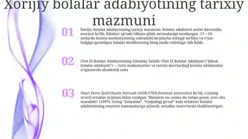 Chet El Bolalar Adabiyotining Umumiy Tahlili 2