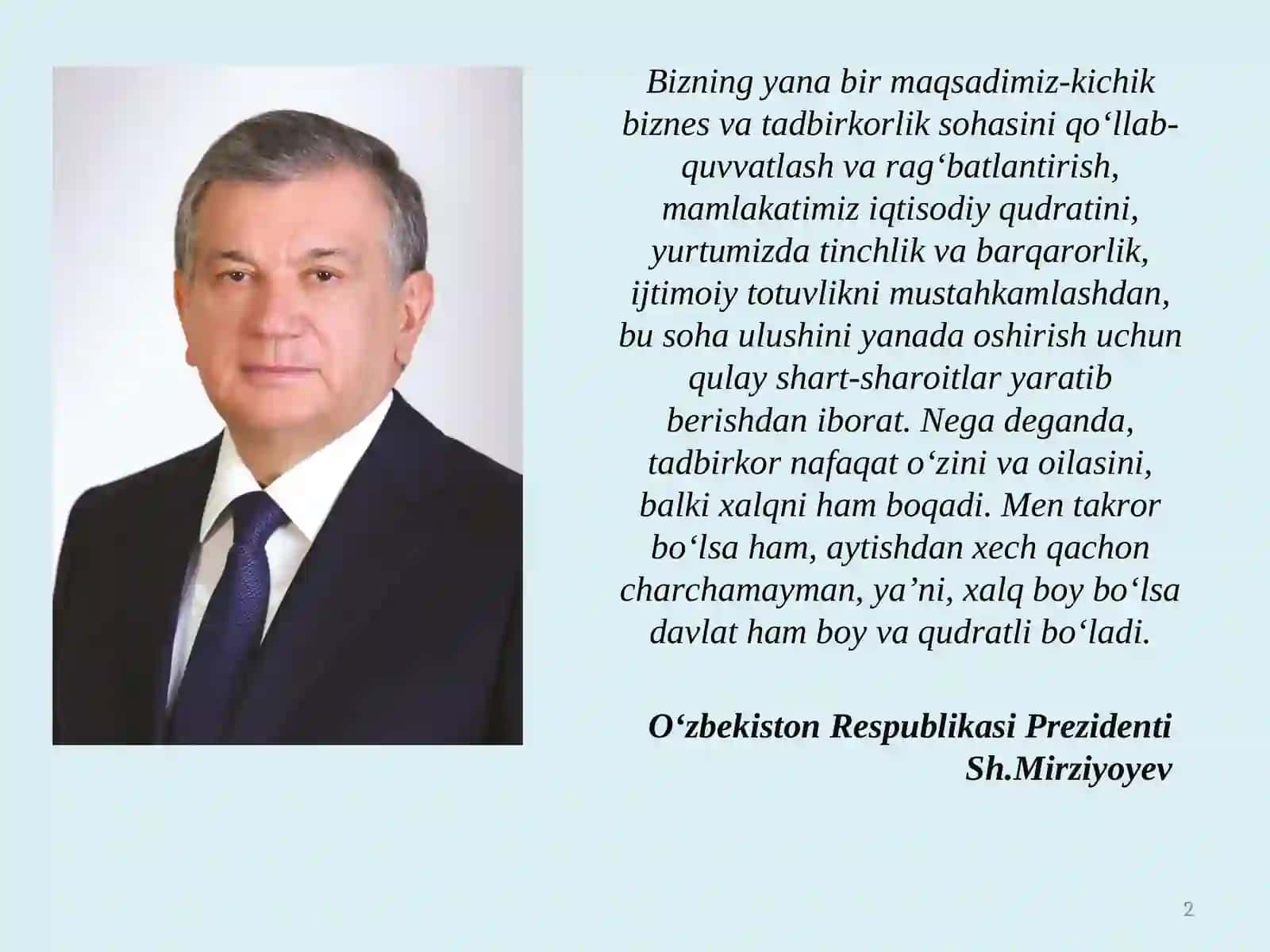 "Tаdbirkоrlikаsоslаri" fanini o‘qitish yuzаsidаn metodik tаvsiyalаr 2