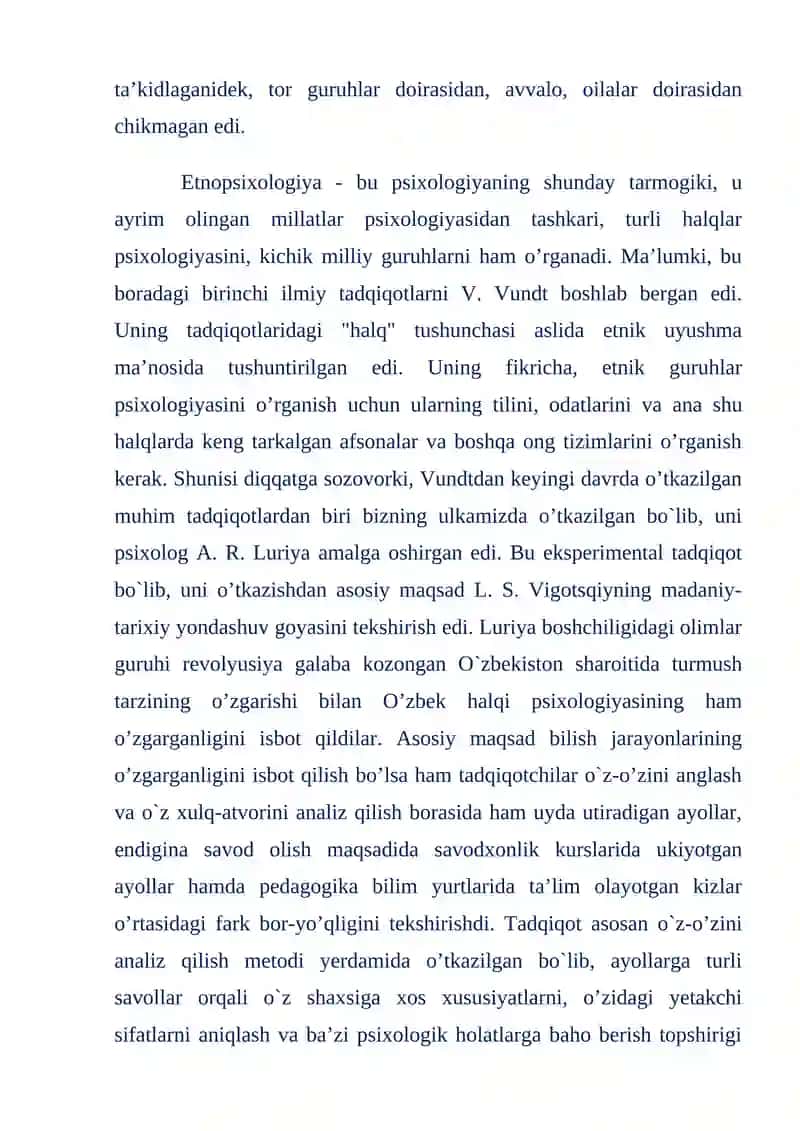 ETNIK PSIXOLOGIYANING TUZILISHI 2